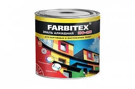 Эмаль Farbitex 2,7кг алкидная ПФ-115 светло-серый