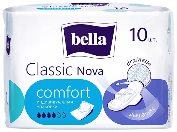 Прокладки Bella Сlassic 10шт Nova Comfort