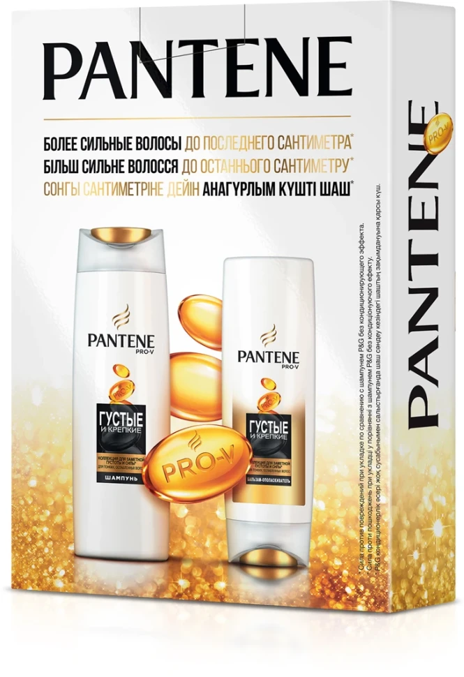 Набор подарочный Pantene Pro-v <Шампунь и Бальзам д/волос Густые и крепкие> 953216