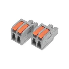 Клемма проходная разъёмная 2 полюса 0,2-2,5/4мм кв. 2шт СМК 222-422R Rexant 07-5262