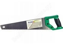 Ножовка по сырой древесине Runex Green 400мм 3,5 з/д прямой крупный зуб