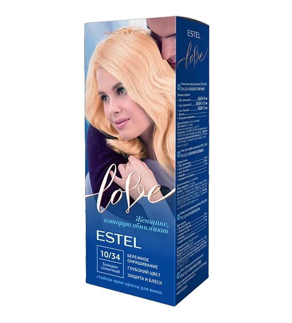 Краска-крем д/волос Estel Love 10/34 Блондин солнечный