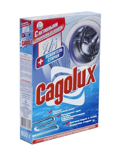 Средство от накипи Calgolux 600г д/стир.машин с усилителем стирки