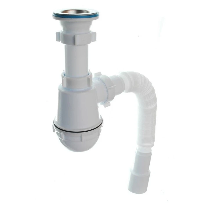 Сифон Wirquin Минор 1 1/4"х40 с гофрой 40х40/50