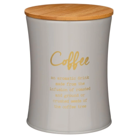 Ёмкость д/сыпучих продуктов Agness Coffe d-11см, h-14см