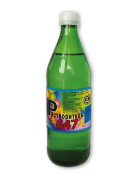 Растворитель 647 0,5л стекло