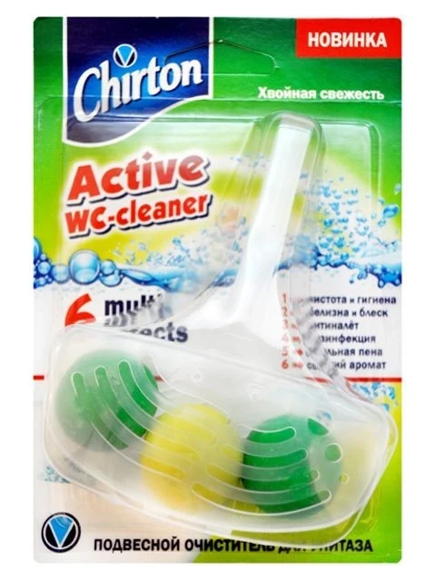 Освежитель д/унитаза Chirton 45г Хвойная свежесть