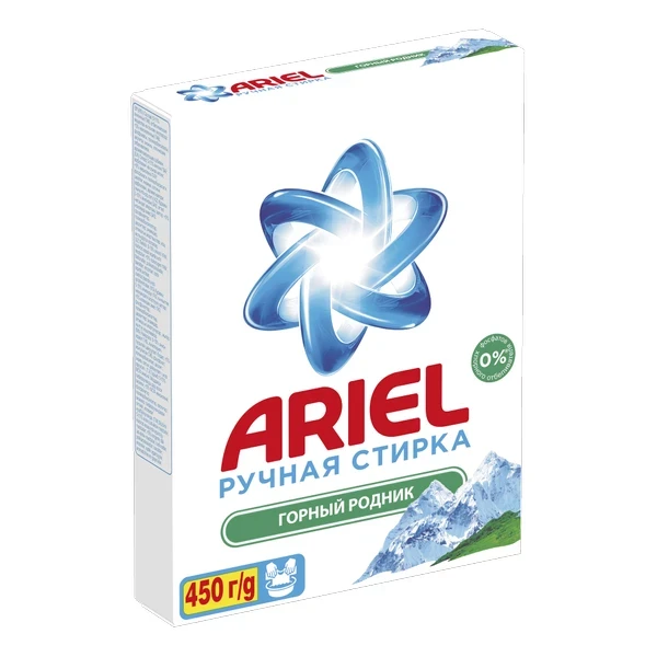 Стир.порошок Ariel 450г Горный родник руч.стирка
