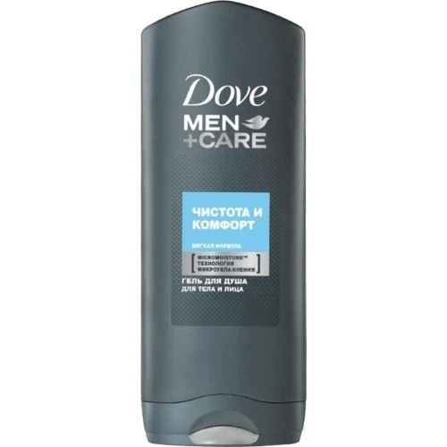 Крем-гель д/душа Dove 250мл мужской Чистота и комфорт