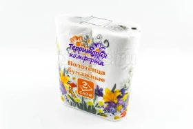 Полотенца бумажные Территория комфорта 2сл/2рул