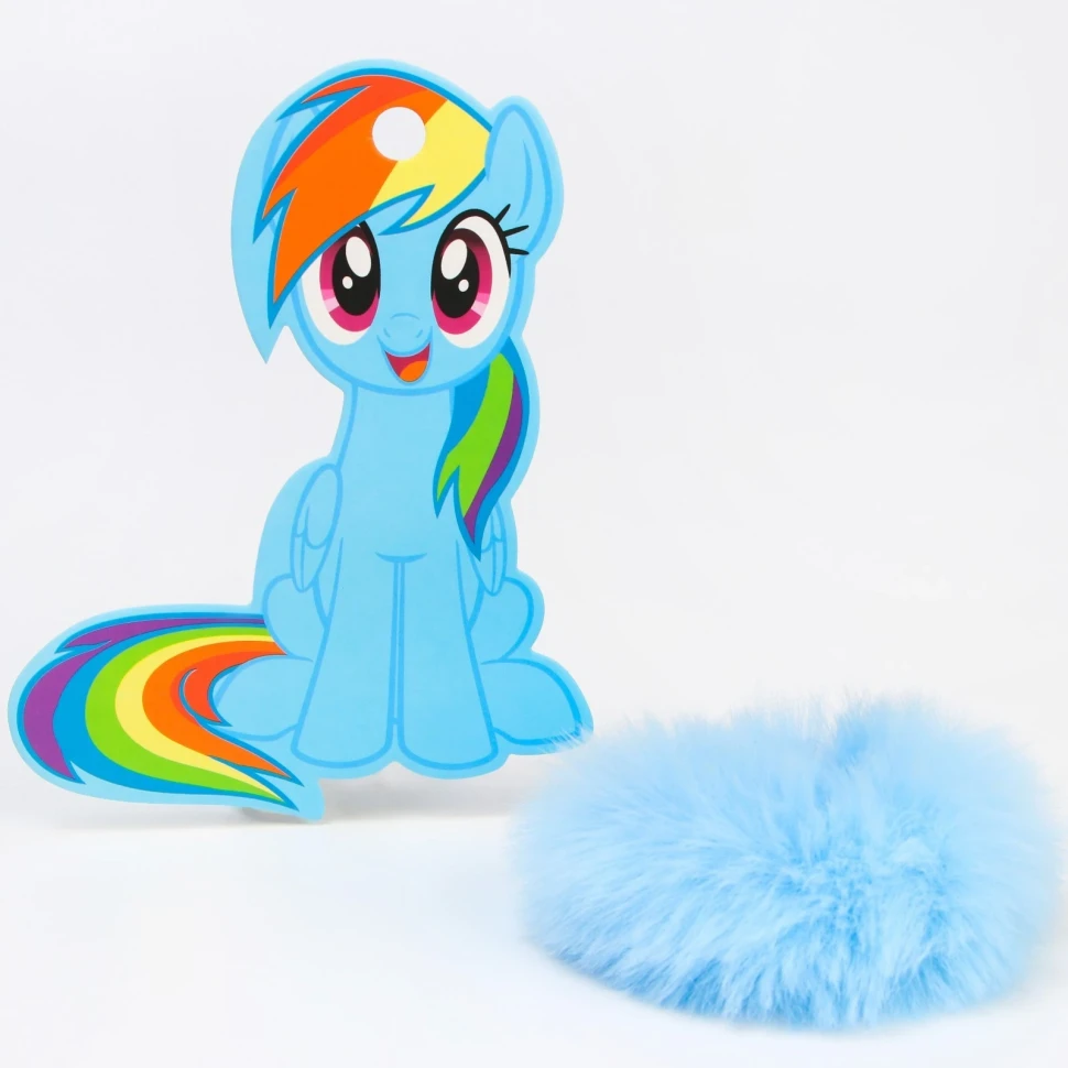 Резинка д/волос Радуга Деш My Little Pony, голубая
