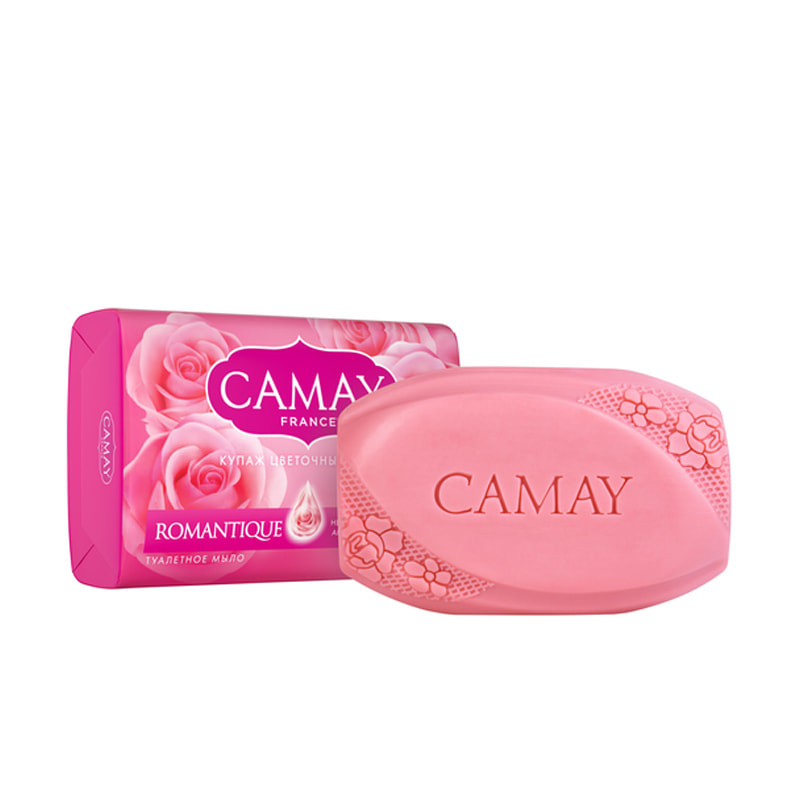 Мыло Camay 85г French Romantique аромат алых роз 023605