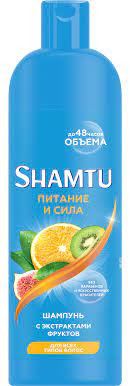 Шампунь Shamtu 500мл Питание и сила с экстрактами фруктов