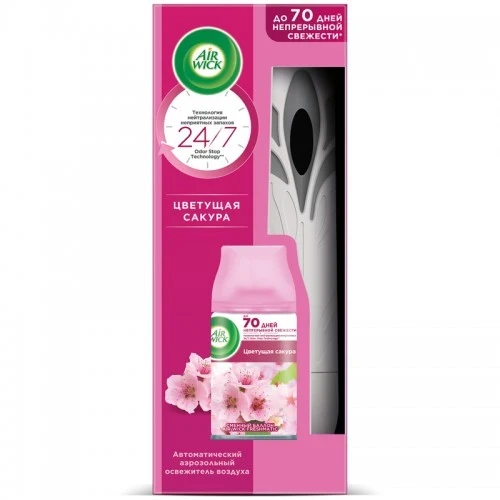 Освежитель воздуха автомат. Airwick Freshmatic 250мл Цветущая сакура
