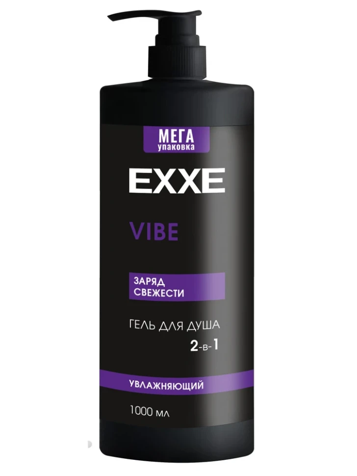 Гель д/душа 2в1 Exxe Vibe 1000мл Заряд свежести