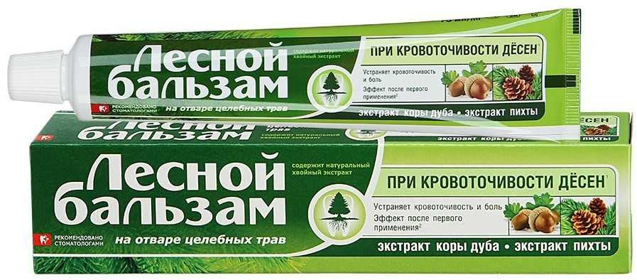 Зубная паста Лесной бальзам 75г Кора дуба + пихта 068726