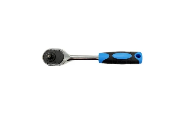 Ключ трещётка Spark Lux 1/4" прорезин.ручка